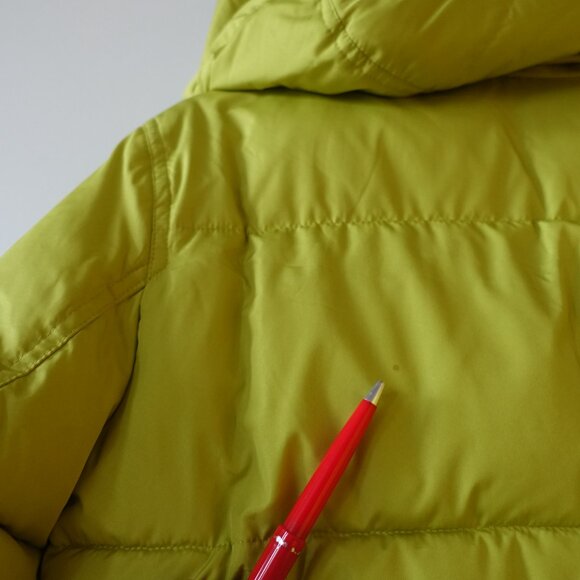 J. Crew vivid chartreuse Chateau puffer Primaloft jacket coat SM S Small - Picture 8 of 16